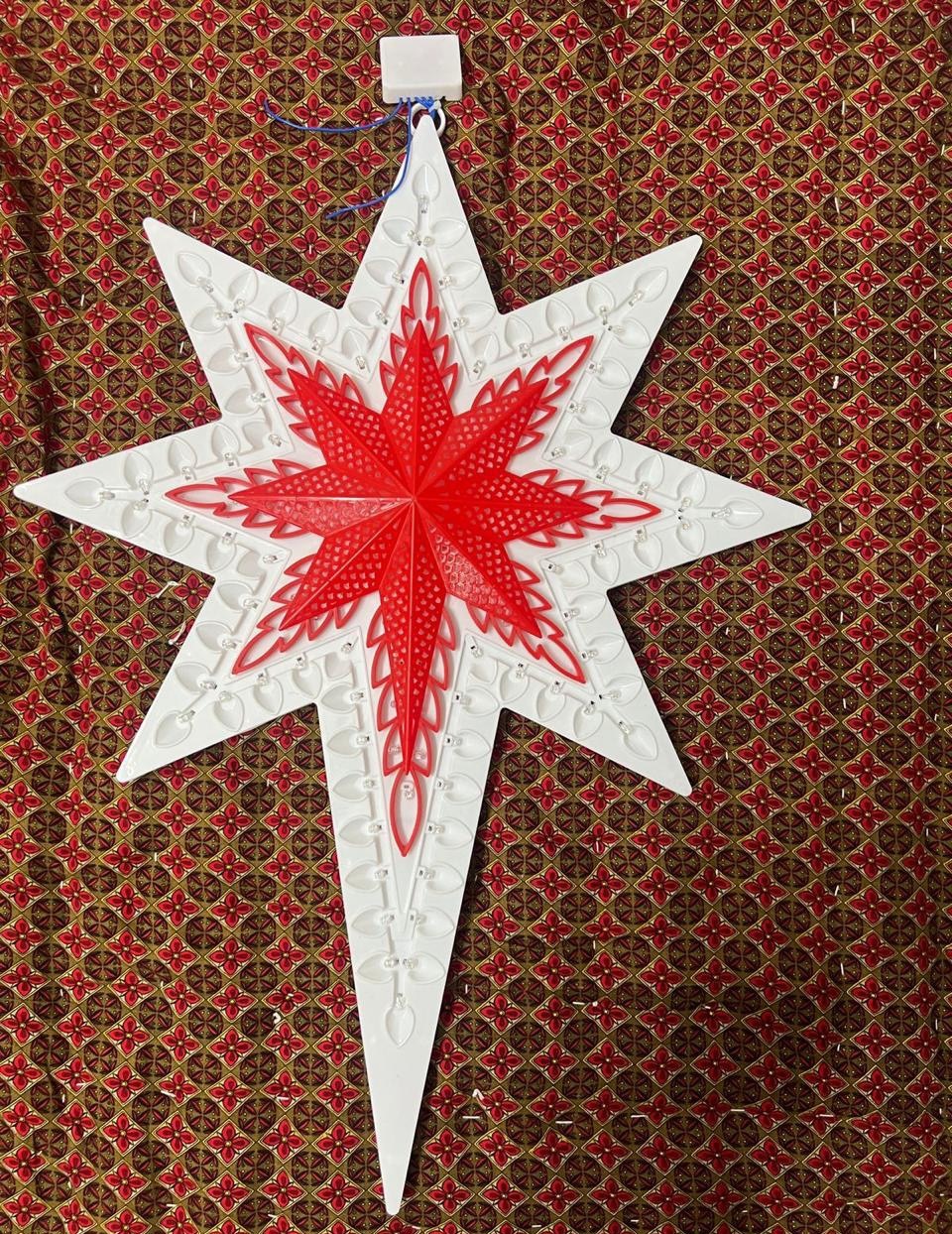 CHRISTMAS STAR LED PFC 008  LEAF STAR