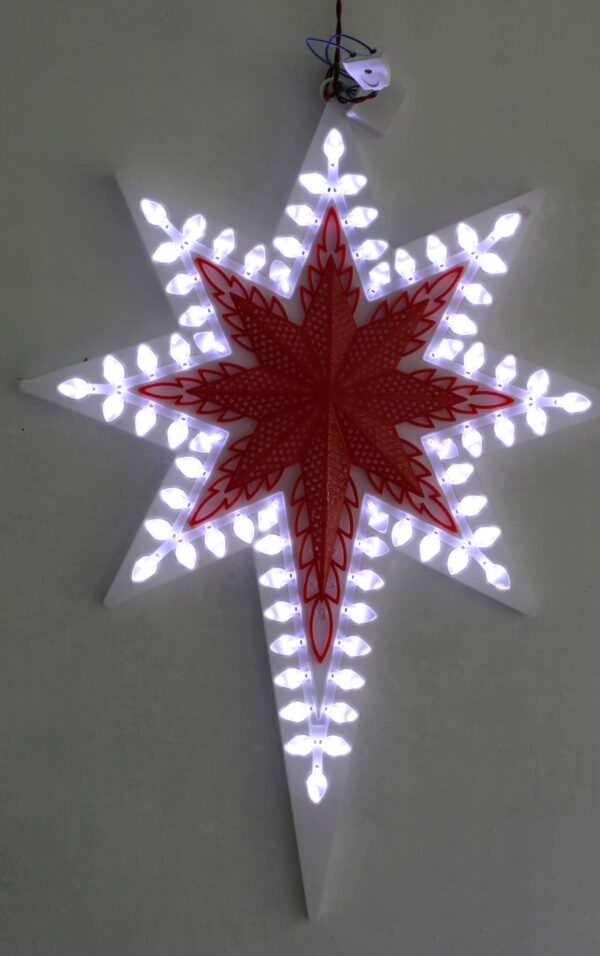 CHRISTMAS STAR LED PFC 008  LEAF STAR - Image 2