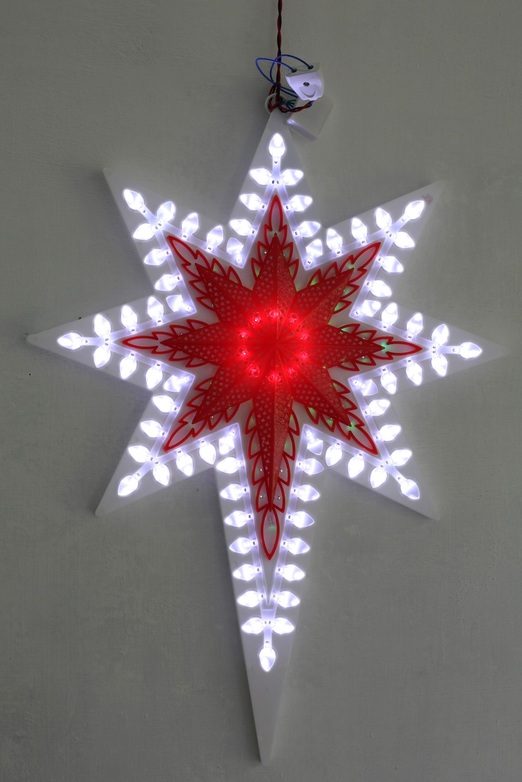 CHRISTMAS STAR LED PFC 008  LEAF STAR - Image 4