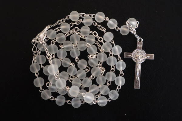 White B Rosary